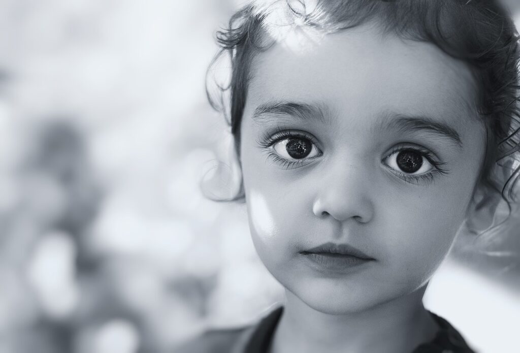 model, face, portrait